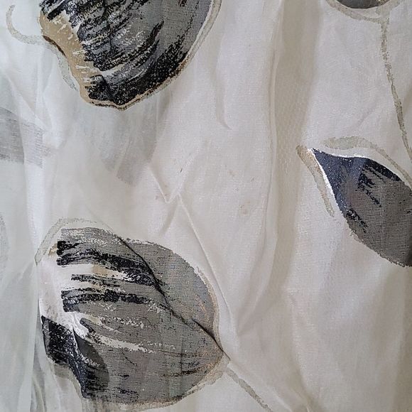 VINTAGE Clifton Wilhite Dallas Cream Floral Tea Length Dress Gown - sz. S - Picture 10 of 16